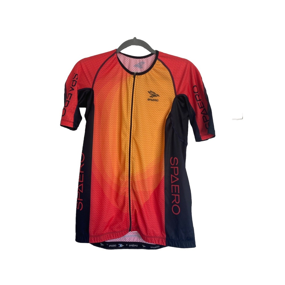Spaero Abyss SP2 Short Sleeve Aero Tri Jersey Women's Sz XXXL Triathlon Cycling‎